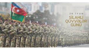 Azerbaycan Silahlı Kuvvetlerinin kuruluşunun 106. yıl dönümü