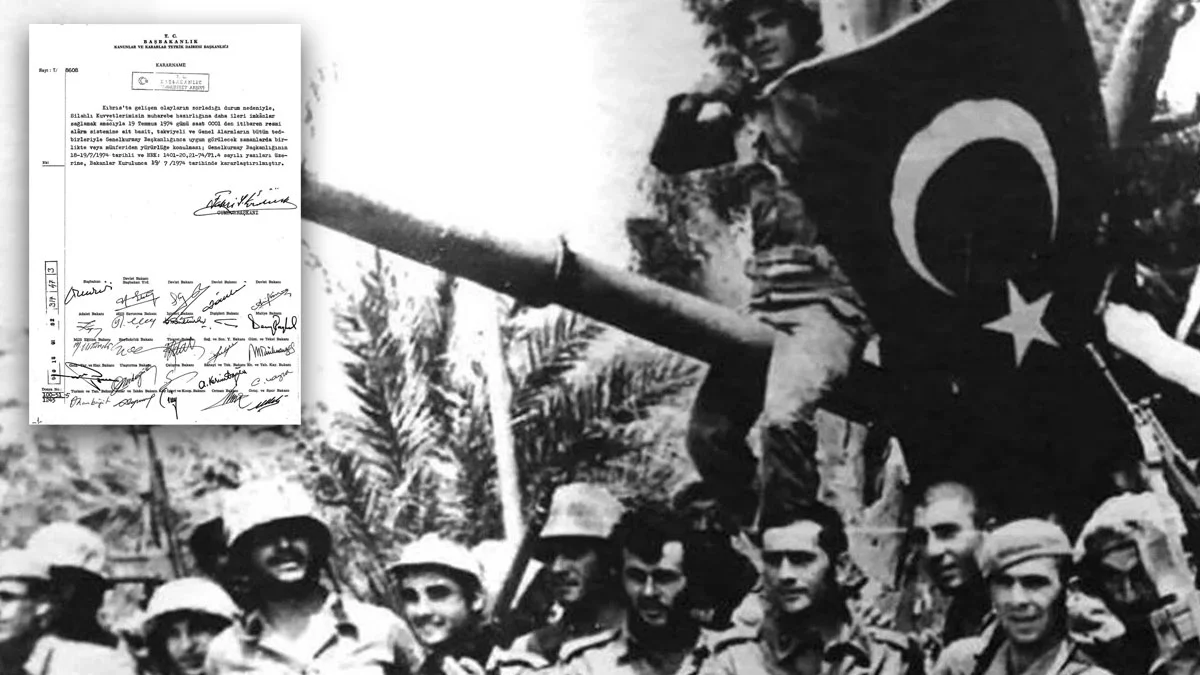 Kıbrıs Barış Harekatı'nın 50. yıl dönümü: Tarihi belgede kimlerin imzası vardı?